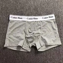 thumbnail for Men's summer cotton boxer briefs youth boxer boys antibacterial simple mid-waist solid color 21.9 yuan