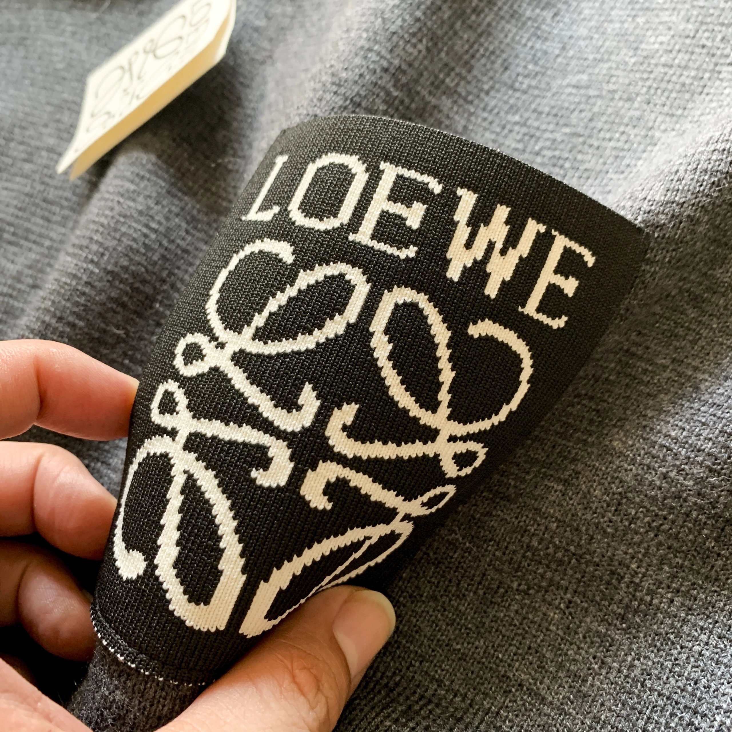 LOW 2025 Crewneck Sweater with Embroidered Logo