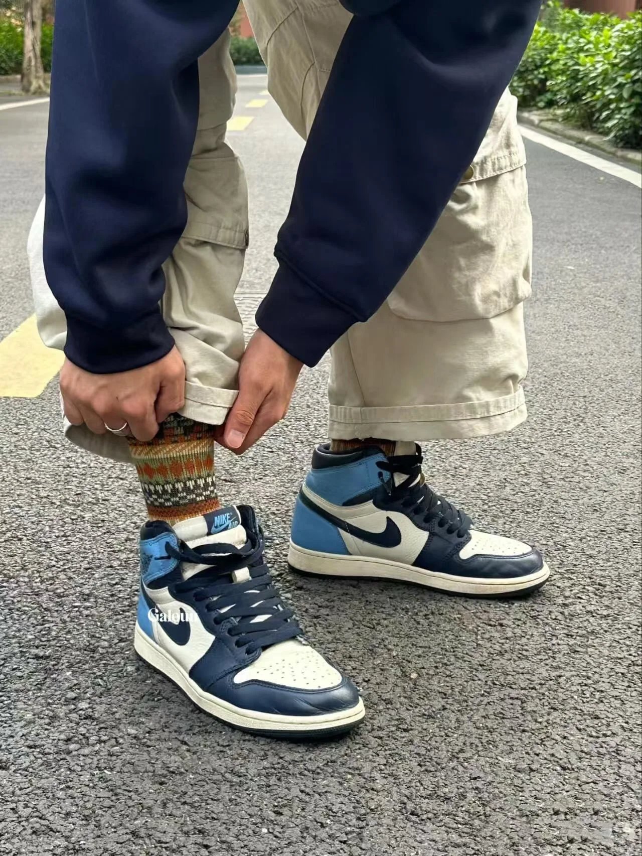 Galouu Wool Mid-Calf Socks