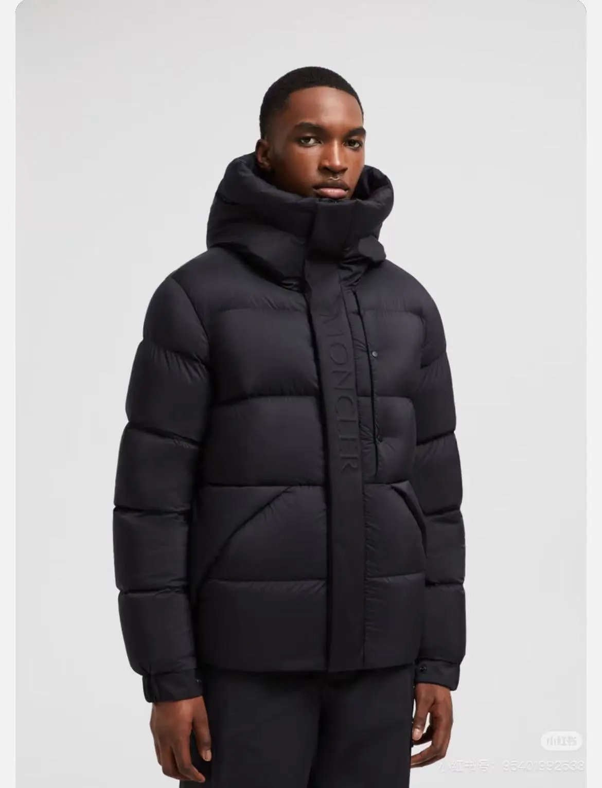 NFC Chip Short Down Parka Black Warrior
