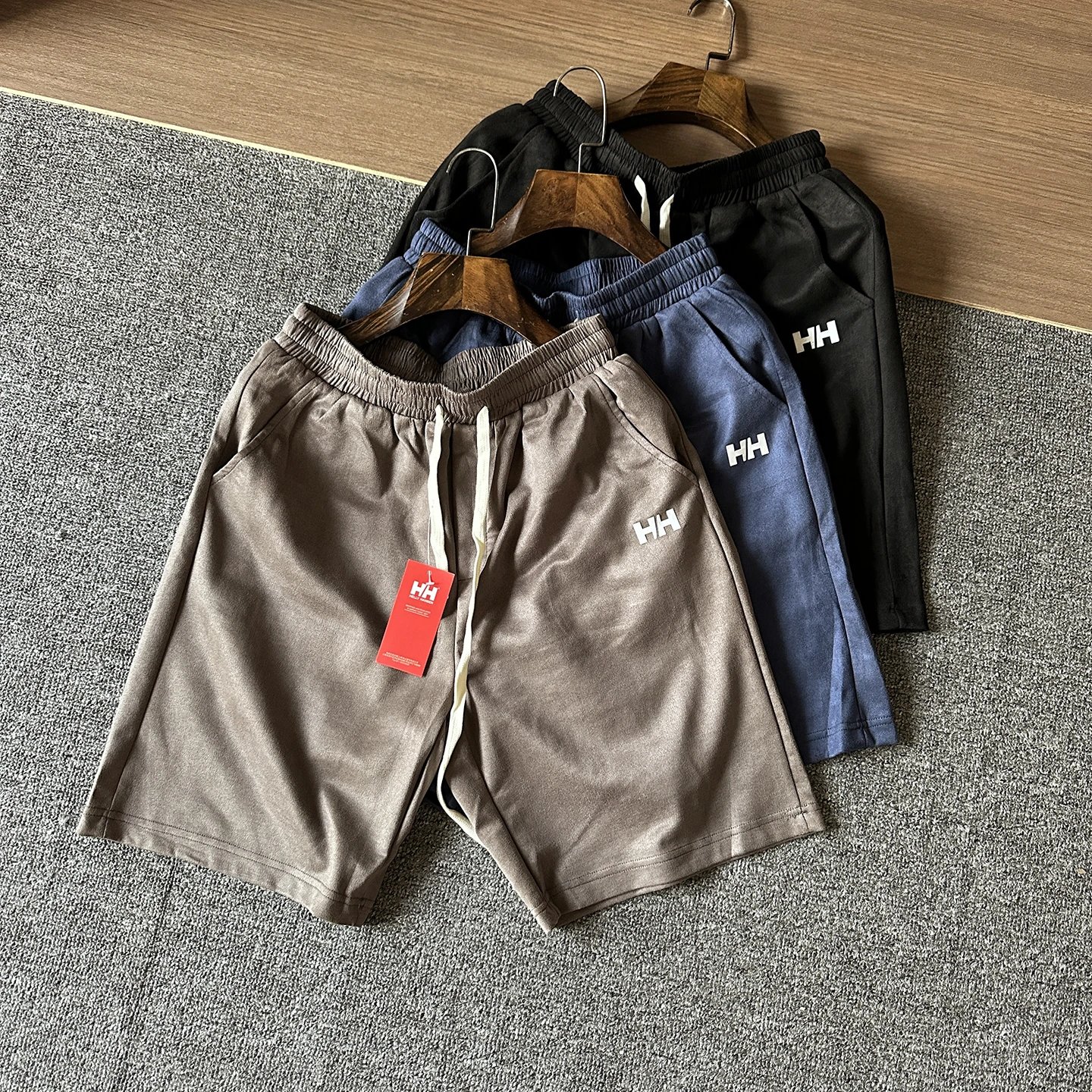 H&H Drawstring Track Shorts