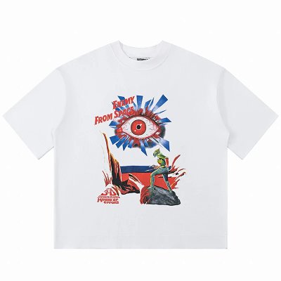 Psychedelic Art-Style Printed T-Shirt Series, Featuring a "Third Eye" Theme - rep koszulki