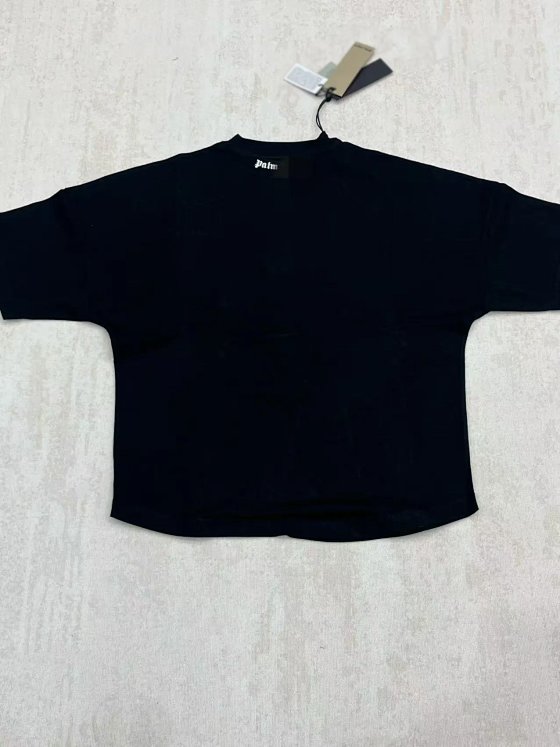 Palm Angels Classic Logo Over Tee Black White