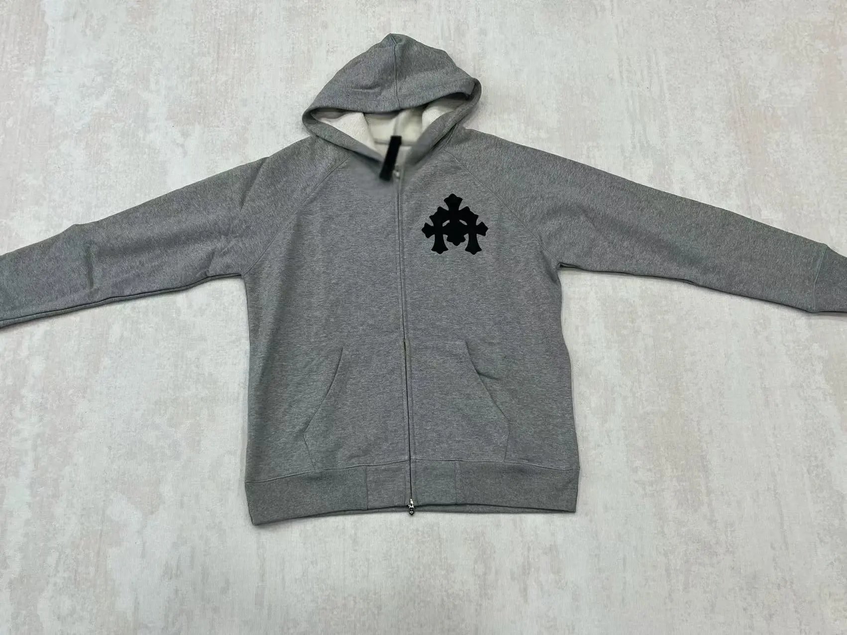 400CNY Chrome Hearts grey hoodie