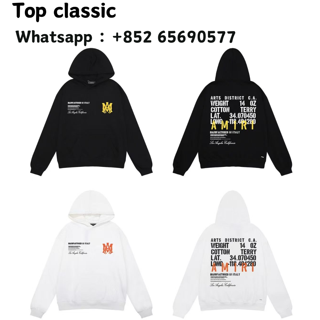 AMIRI Cotton Hoodie Collection