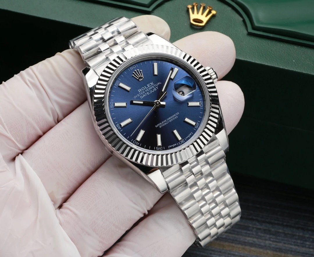 Log (blue dial)
