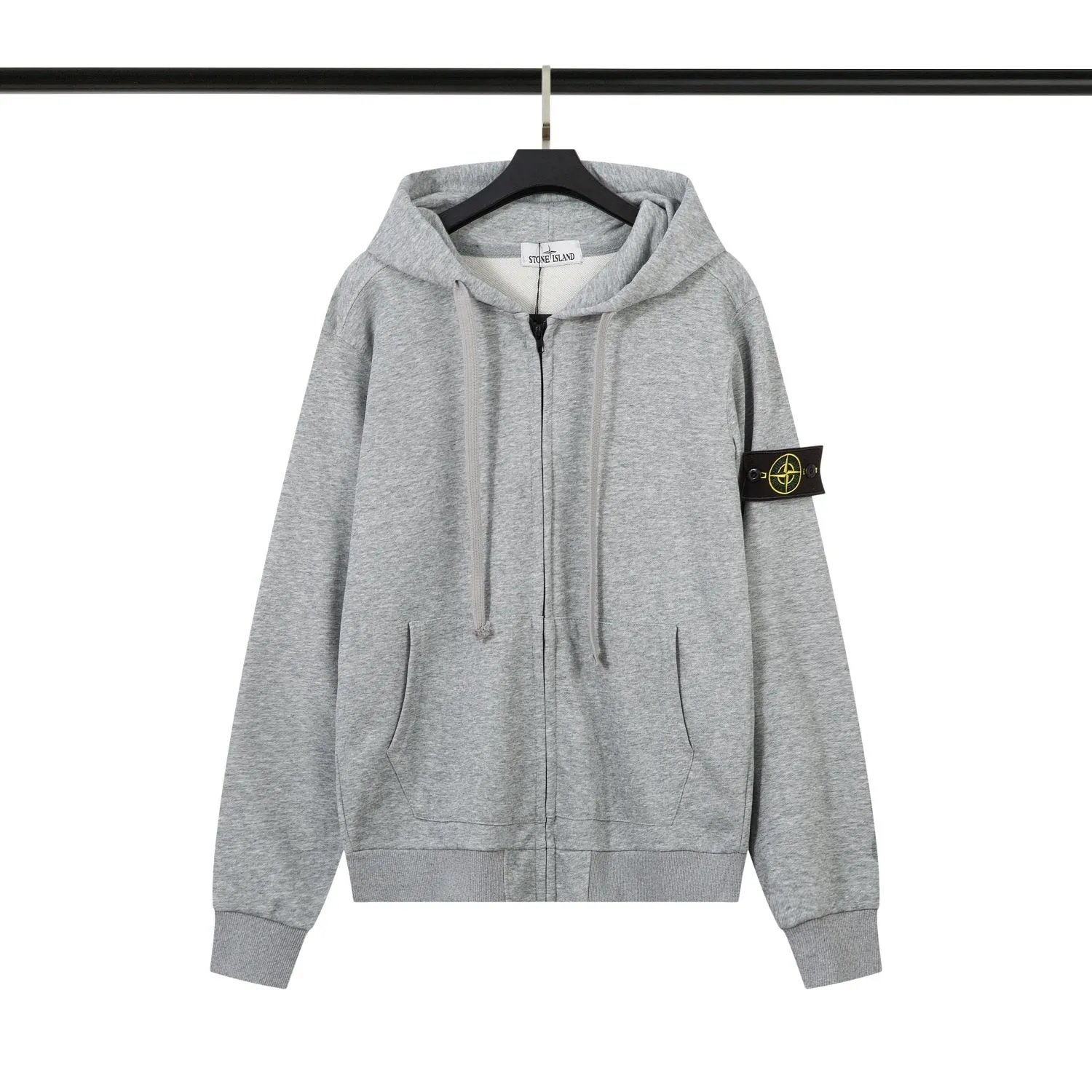 Stone Windbreaker Hoodie Jacket