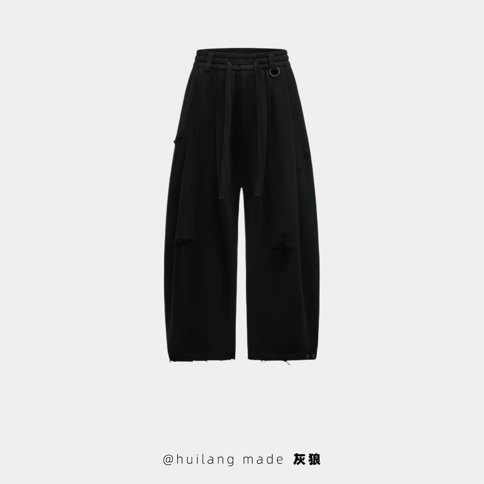 Grey Wolf In Stock TW-C6 Ripped Sweatpants | Heavyweight | Elastic Waistband | Unisex | 420g Fabric |