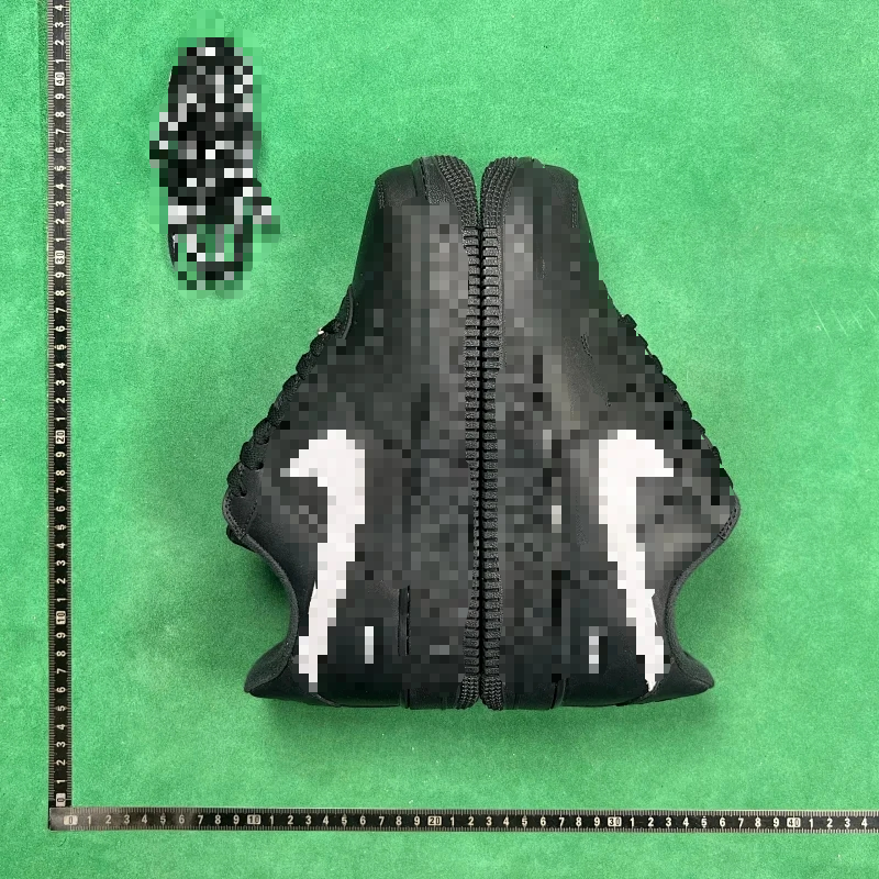 Black with White Check