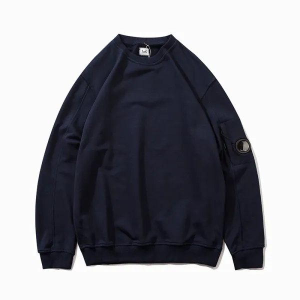C.P. Company Goggle Sweatshirt Light Gray Hoodie - 10