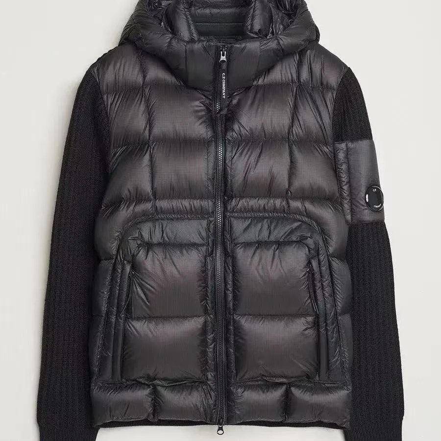 C splicing down jacket (white duck down)