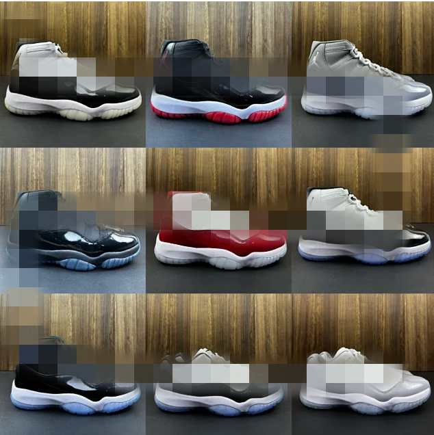 Air Jordan 11 Retro Concord Sneakers Basketball Shoes - 2