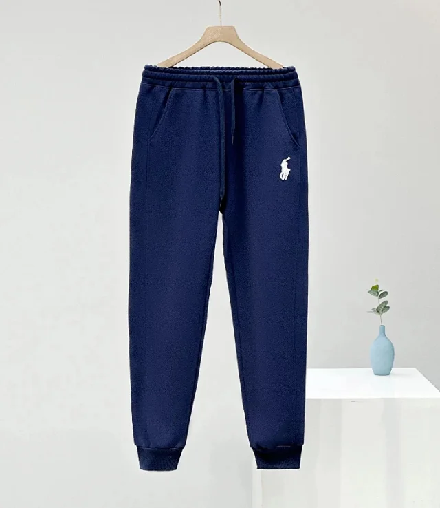 Polo Ralph Lauren Trousers Drawstring jogger sweatpants with embroidered pony logo product detail image 3