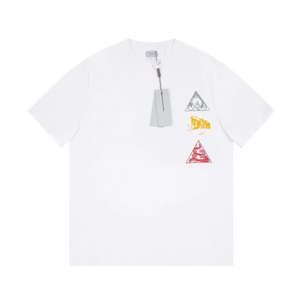Dior Oblique Scribble Logo Black T-Shirt - 6