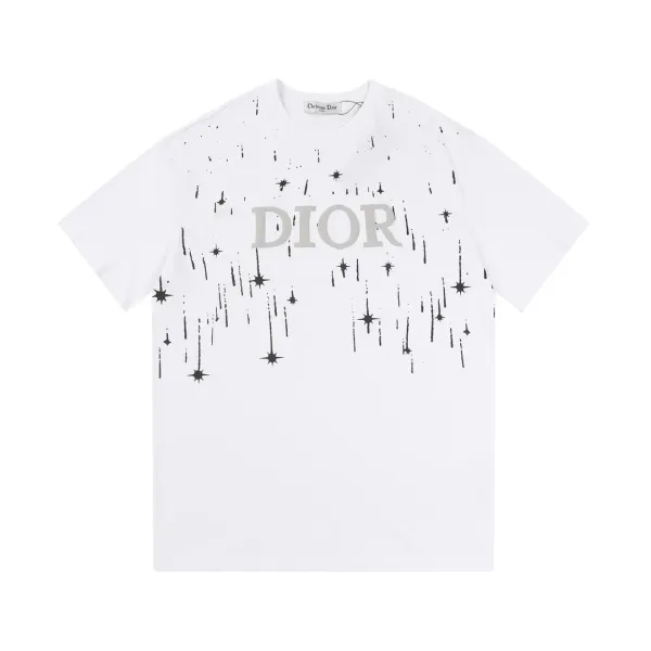 Dior Oblique Scribble Logo Black T-Shirt - 11