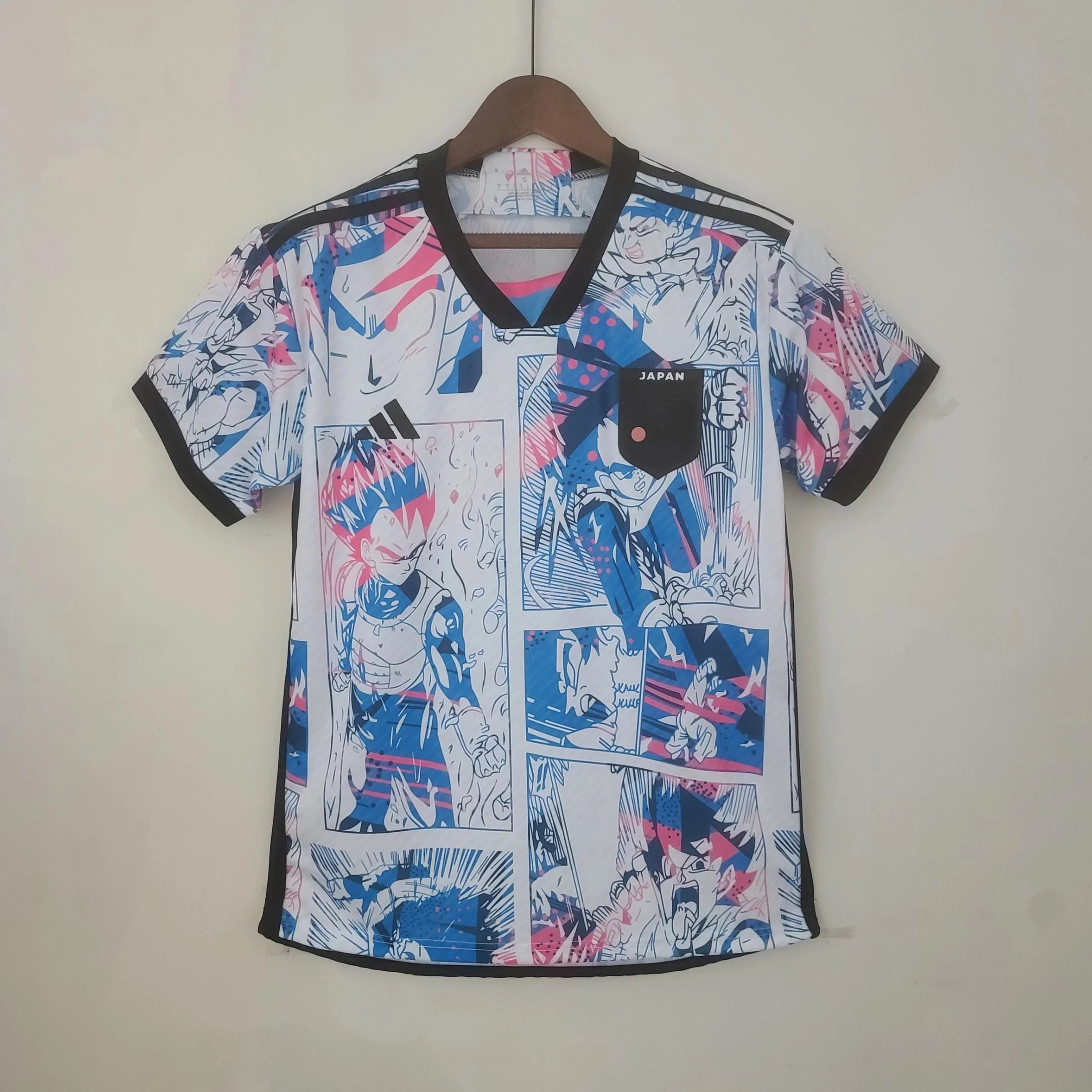 Japan National Team x Dragon Ball Special Edition Jersey White/Blue/Pink Adidas