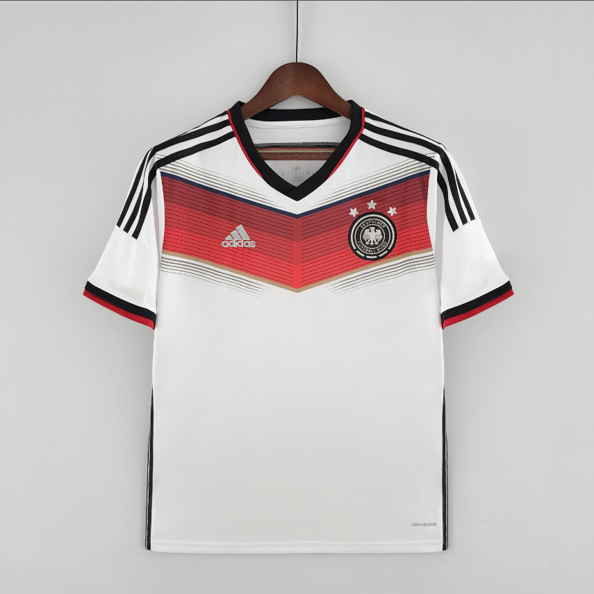 Germany National Team 2014 World Cup Home Retro Jersey White/Red Adidas