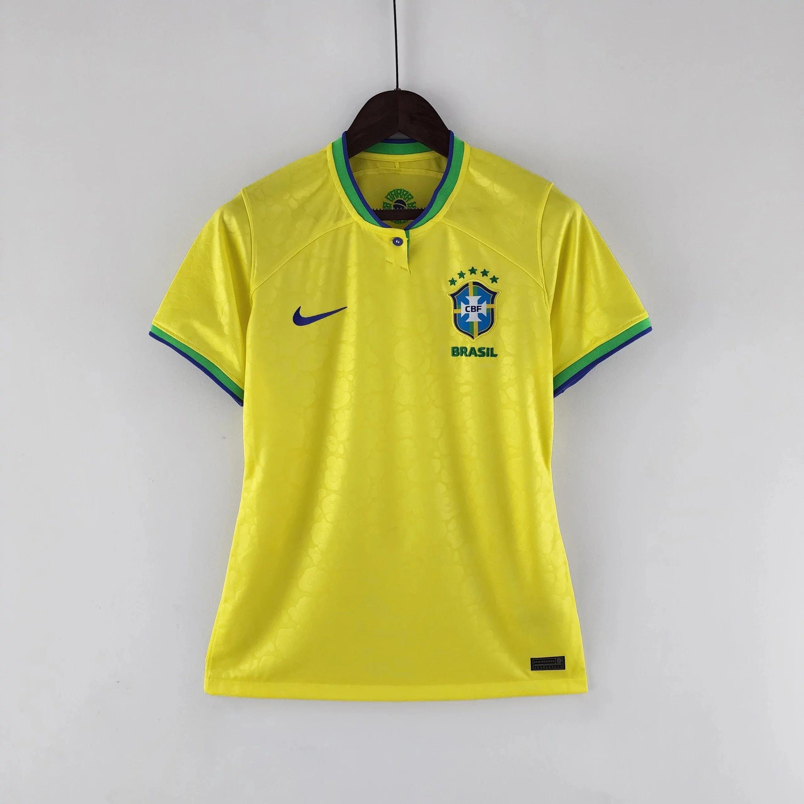 Brazil National Team 2022 World Cup Home Jersey Yellow Nike Women's