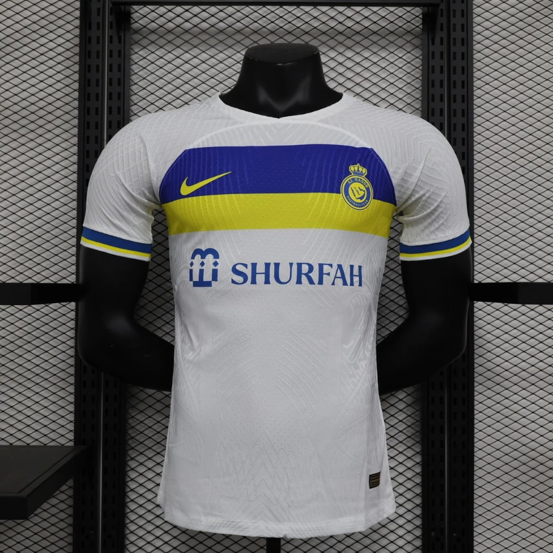 Al Nassr FC Nike Away Jersey White Yellow