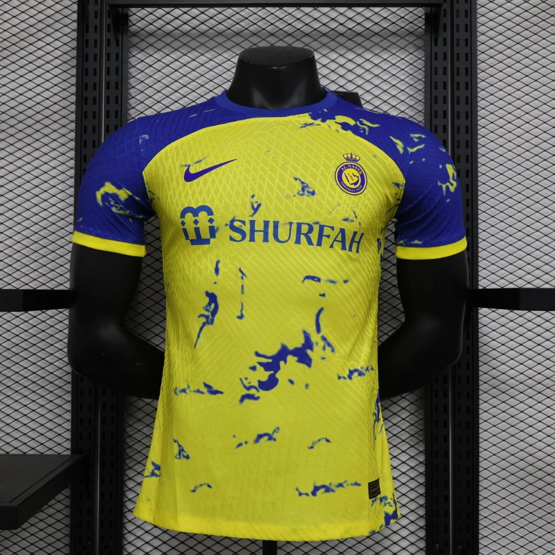 Al Nassr FC Nike Special Edition Jersey Yellow Blue