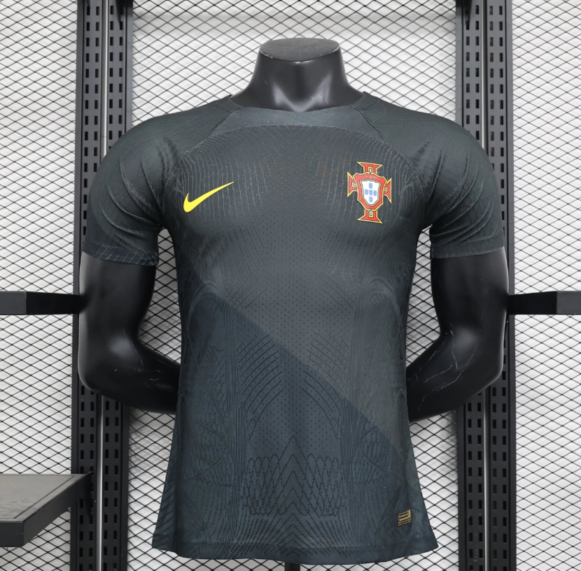 Portugal Nike Soccer Jersey Dark Gray Away