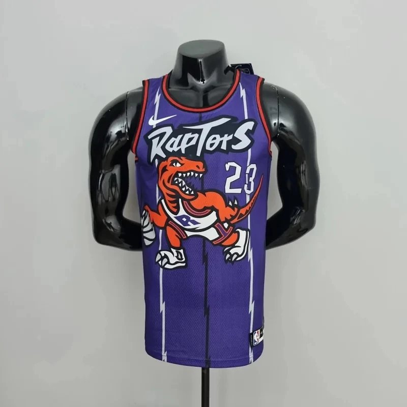 Nike Toronto Raptors Fred VanVleet 23 Retro Jersey Purple