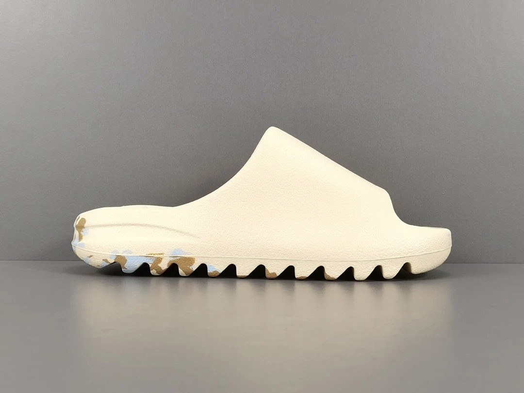 Adidas Yeezy Slide Cloud White with Neon Yellow Accents Slippers product detail 13 in Litbuy spreadsheet finds