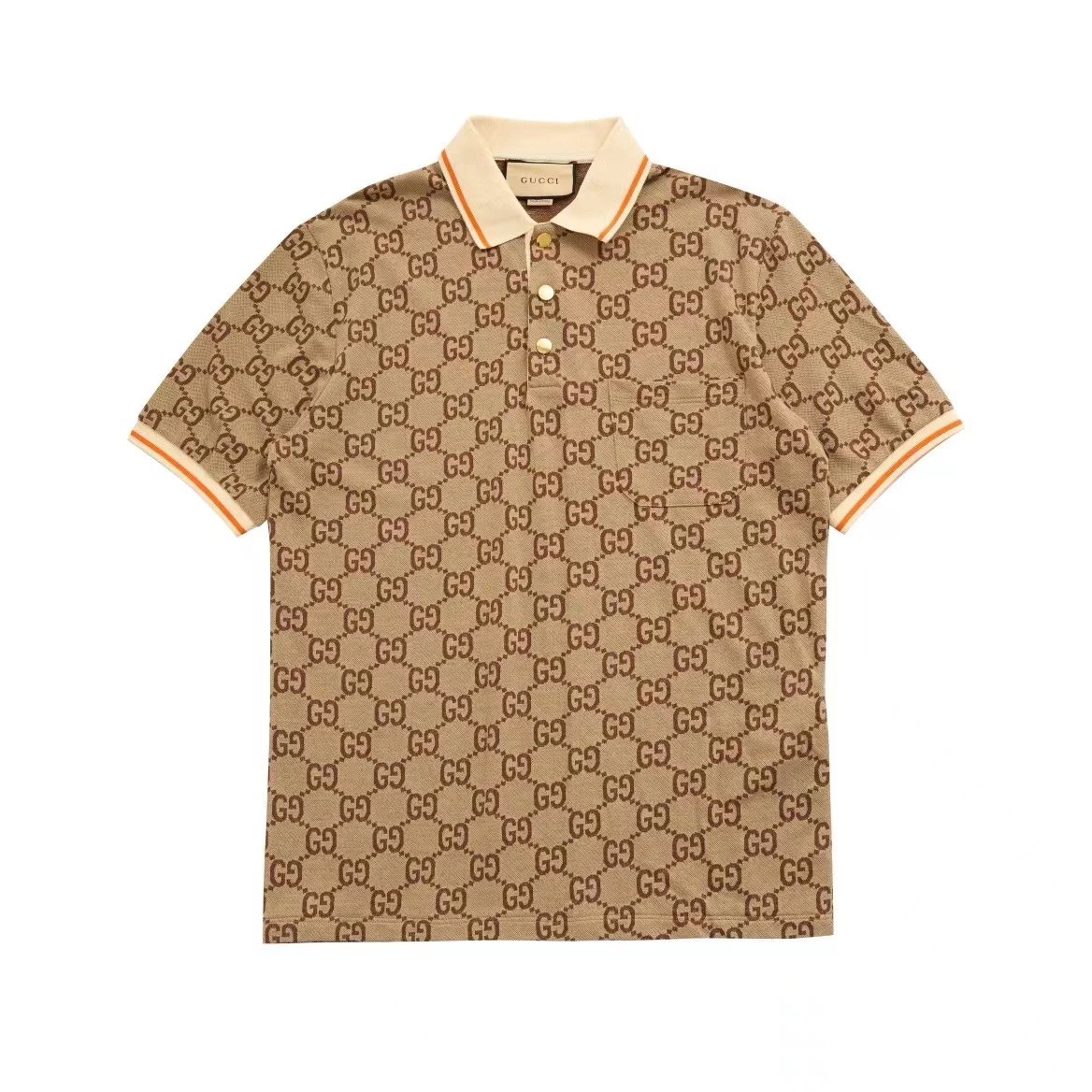 Gucci GG Monogram Polo Beige - 13