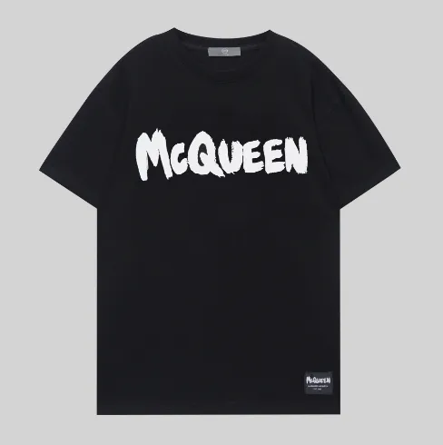 Alexander McQueen Graphic Print Black T-Shirt - 12