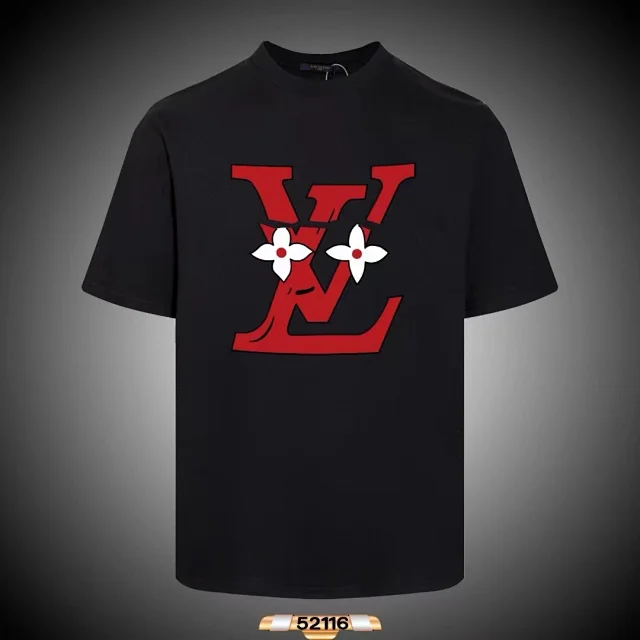Louis Vuitton T-Shirts Graphic Logo Print product detail image 13