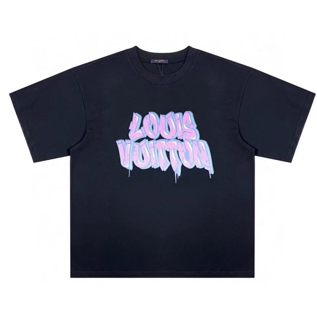 Louis Vuitton T-Shirts Graphic Logo Print product detail image 14