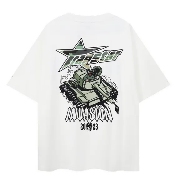 Gallery Dept. Archway Shield Print White T-Shirt - 9