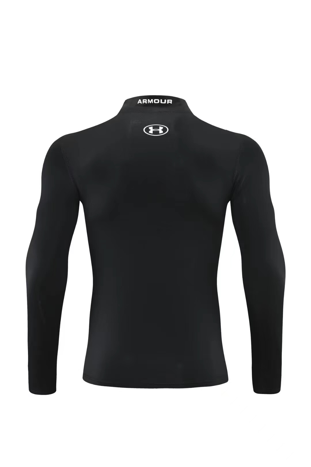 Under Armour HeatGear Mock Neck Black Base-Layer - 3