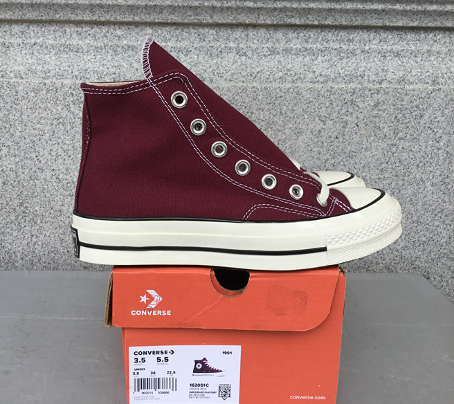 Converse Chuck 70 High Burgundy Sneakers - 11