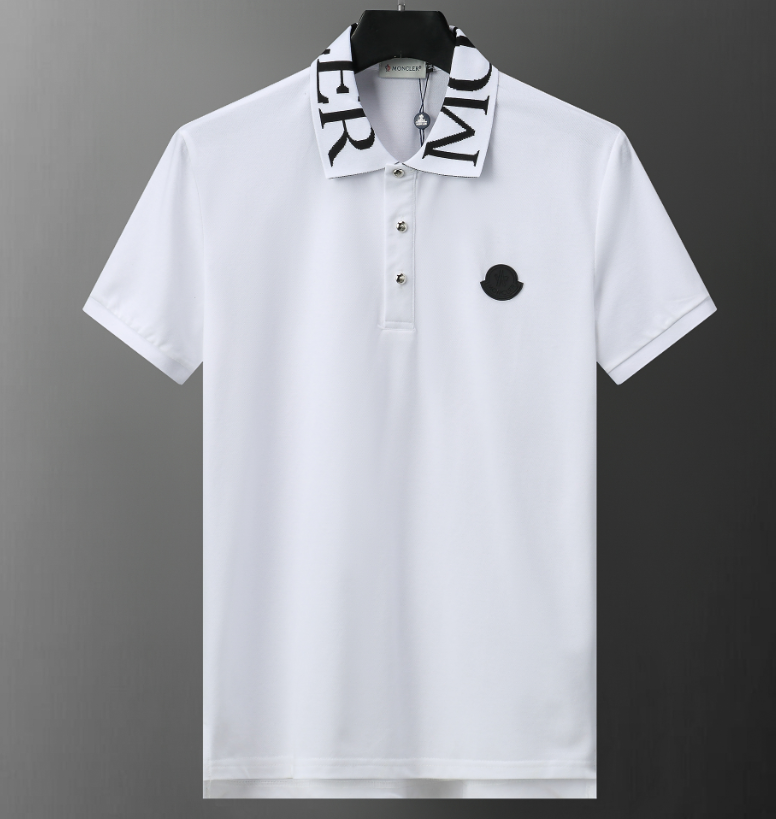 Moncler Logo Collar Polo Shirt