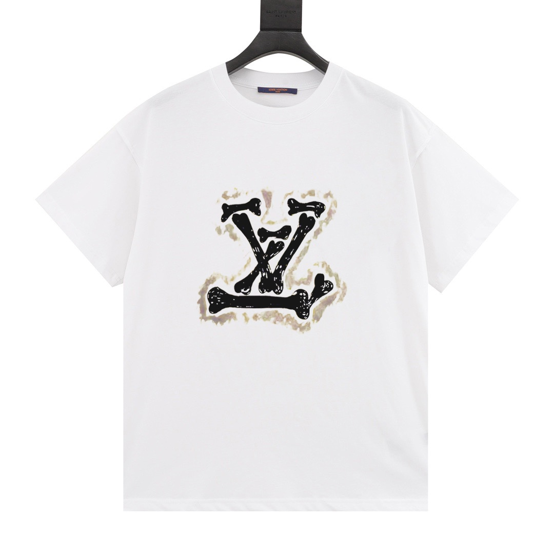 Louis Vuitton x Yoji Yamamoto Black Graphic T-Shirt - 15