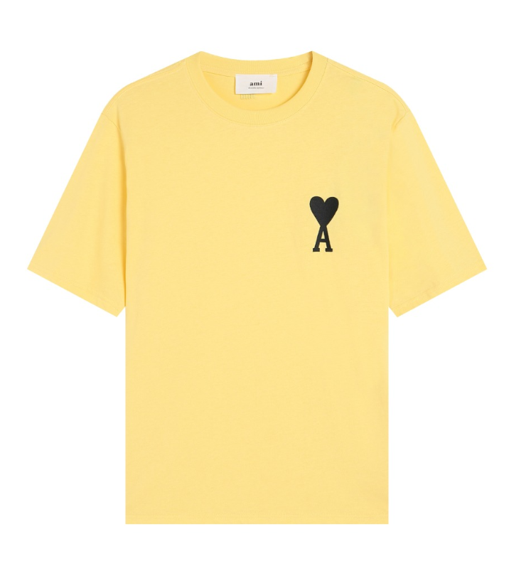 Ami Paris Heart A Logo T-Shirt Red - 15