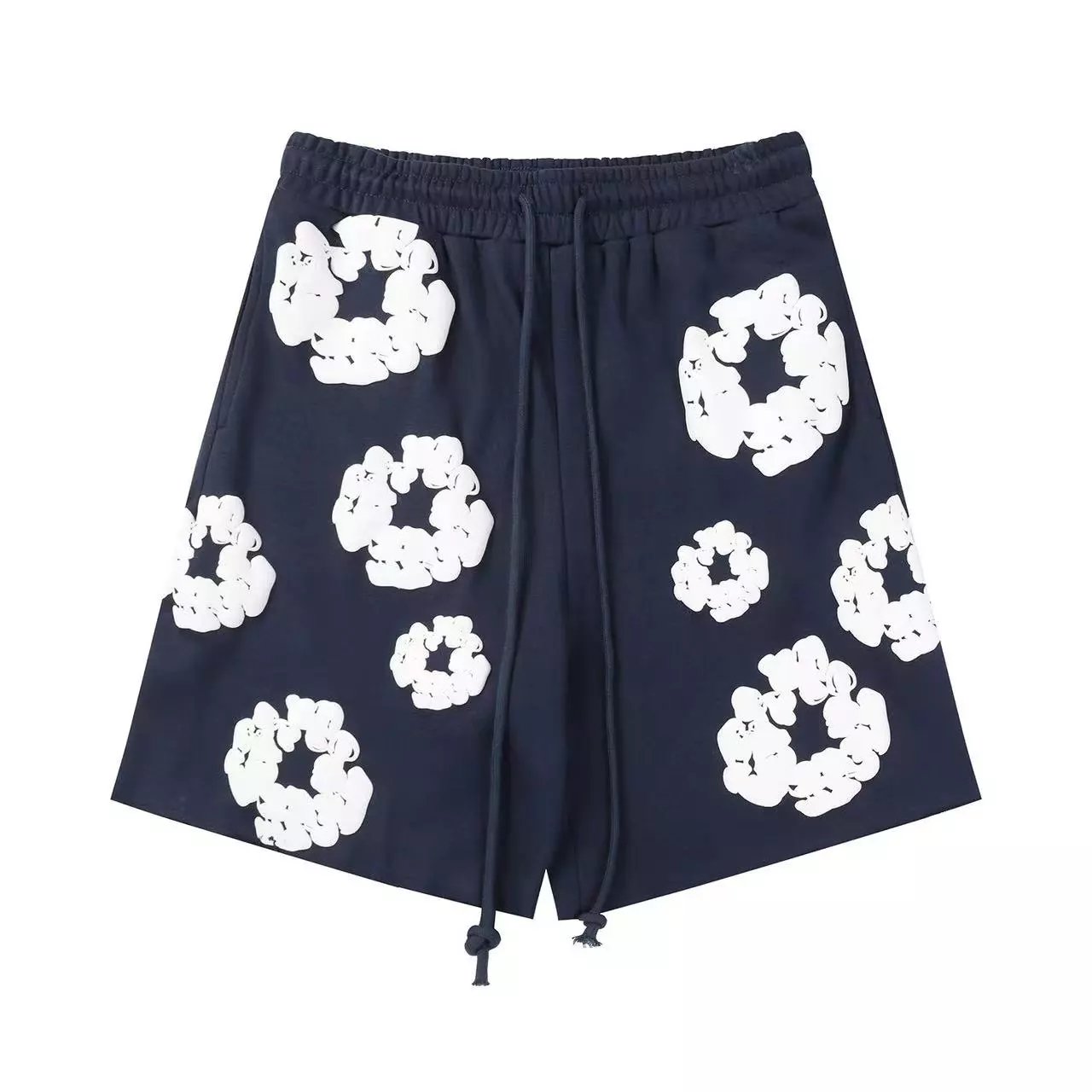 Denim Tears Cotton Wreath Shorts Navy