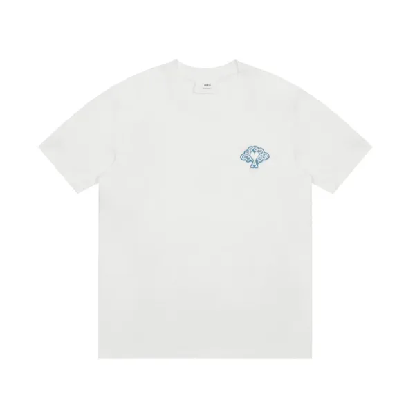 Ami Paris Cloud Dragon Embroidered Black T-Shirt - 3