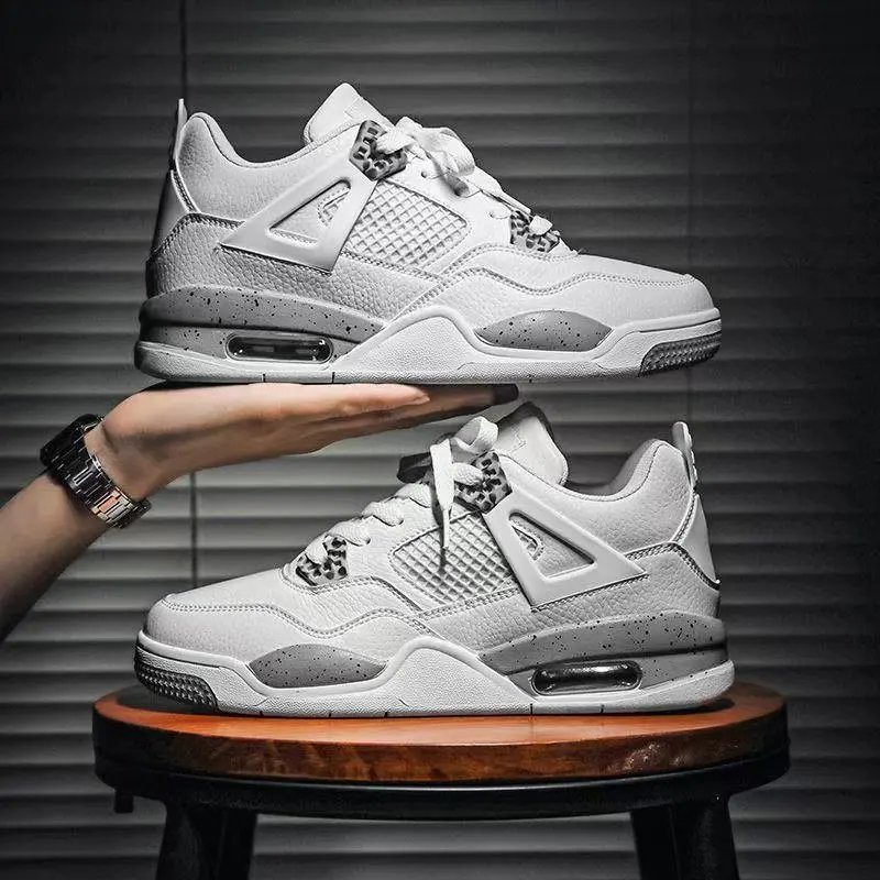 长期补货 外贸R版纯原 Air Jordan AJ4 “White Oreo” 乔4 白奥利奥 文化篮球鞋 圈内最强四代工厂出品 独家外贸耗时半年巨作 全套原纸板楦头开发 市场最强性价比 独家供货