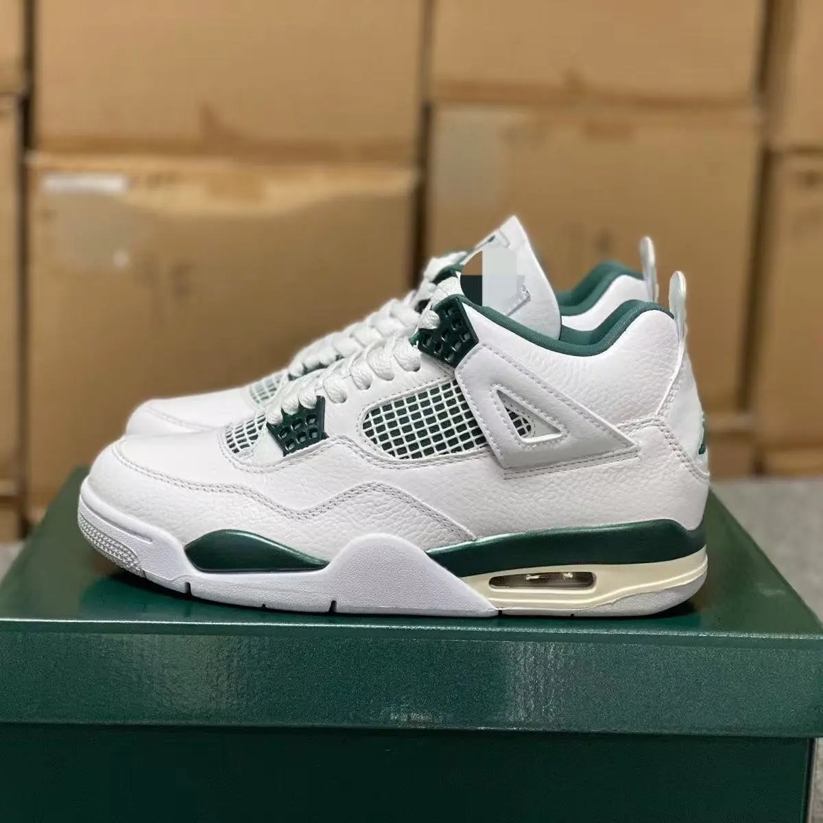 GX版纯原 380内顶配批次 全码出货 乳胶鞋垫 乔丹4 Jordan 4 AJ4 复古篮球鞋 小白水泥 黑黄雷公 电母 黑猫 白奥利奥 白水泥 白帆 绿松石 男女同款 乔丹4代系列 国外认准版本