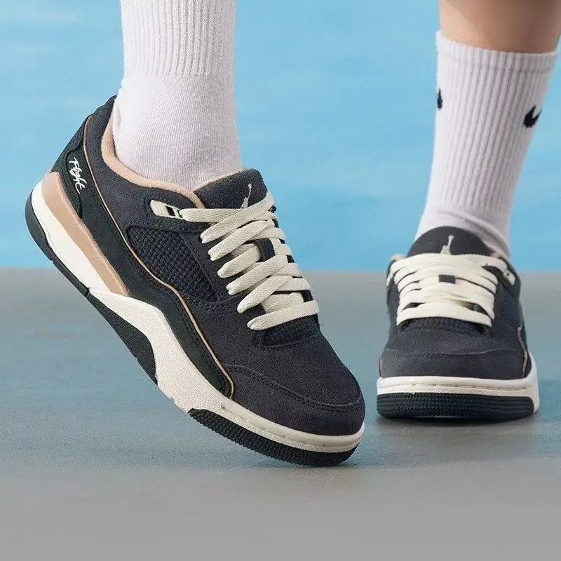 【七天无理由 现货】Air Jordan 4 Retro Flight Court 低帮 AJ4 乔丹4代 aj4 乔4 低邦 乔丹篮球鞋 耐克 乔丹4代 低帮耐磨休闲篮球鞋 乔丹篮球鞋