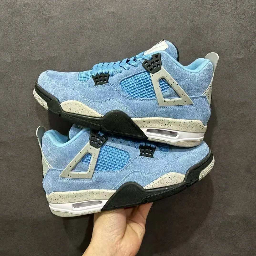 GX版纯原 380内顶配批次 全码出货 乳胶鞋垫 乔丹4 Jordan 4 AJ4 复古篮球鞋 小白水泥 黑黄雷公 电母 黑猫 白奥利奥 白水泥 白帆 绿松石 男女同款 乔丹4代系列 国外认准版本