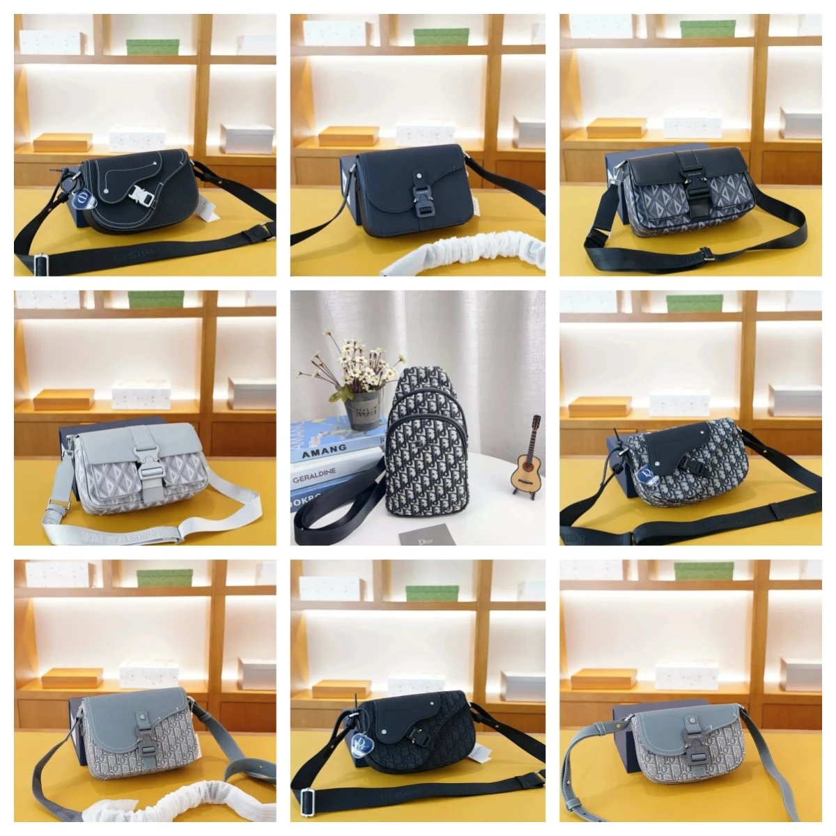 Dior Saddle Bag Mono