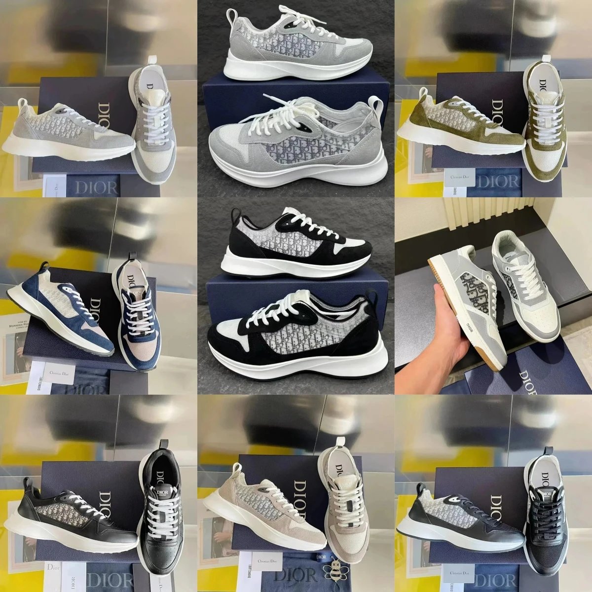 Dior Dior Oblique Grey Casual 