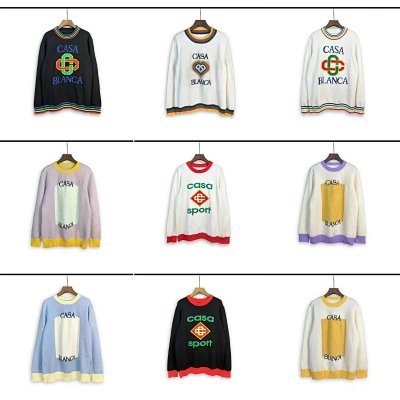 Casa Blanca Logo Knit Sweaters [30 styles]