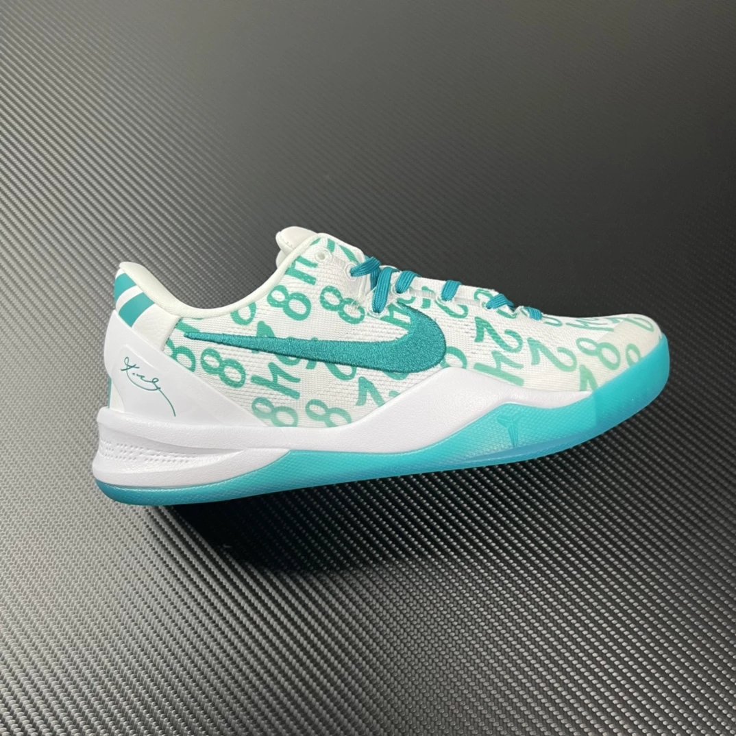 Kobe 8 White and Blue