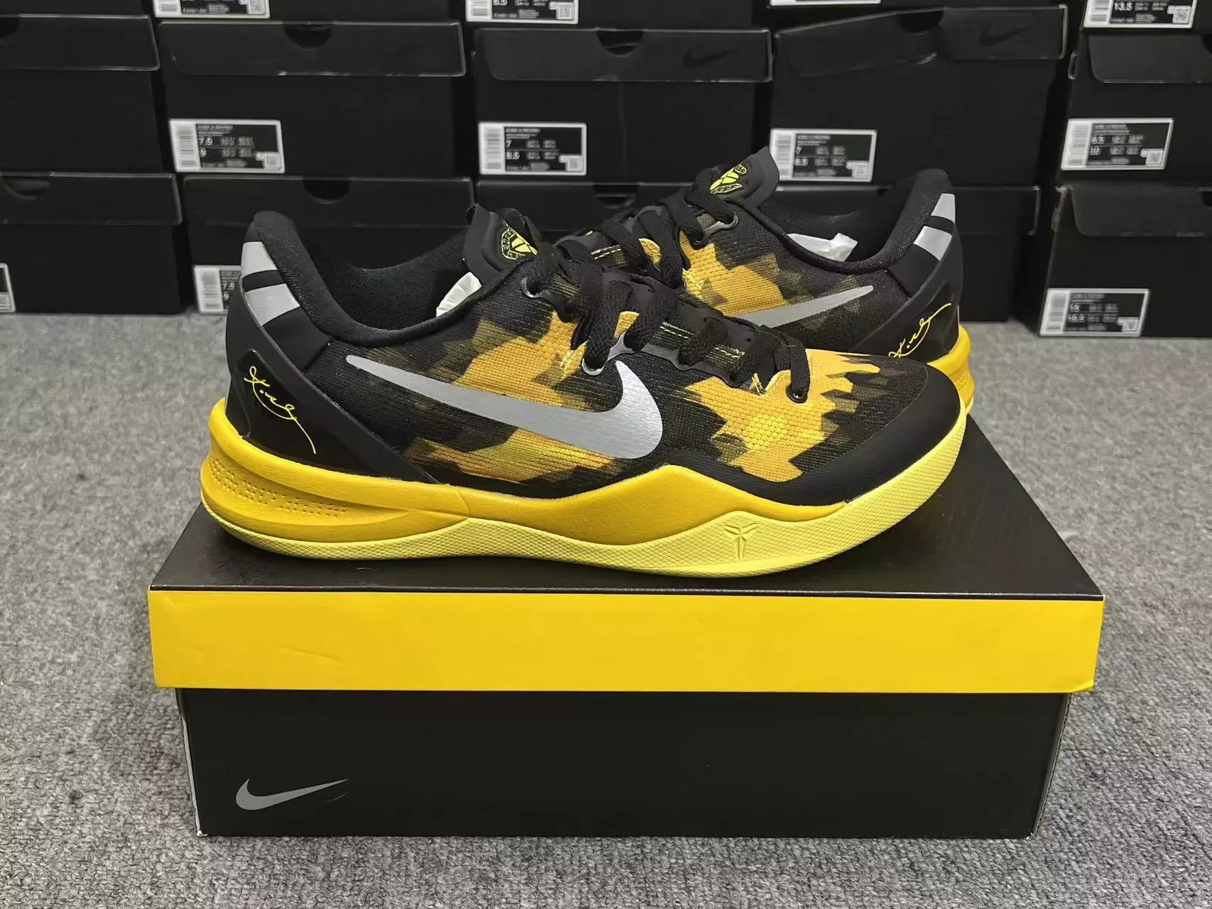 Kobe 8 Black and Yellow
