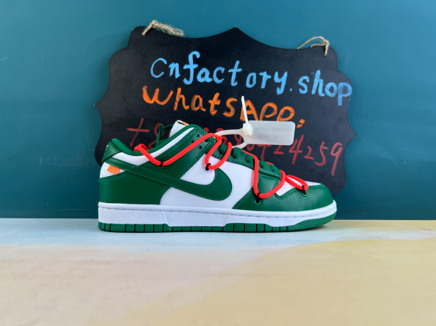 Item Thumbnail for H38 N1ke Dunk Low OW Pine Green-CT0856-100