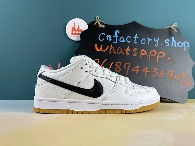 Nike SB Dunk Low Orange Label White Black (2019)